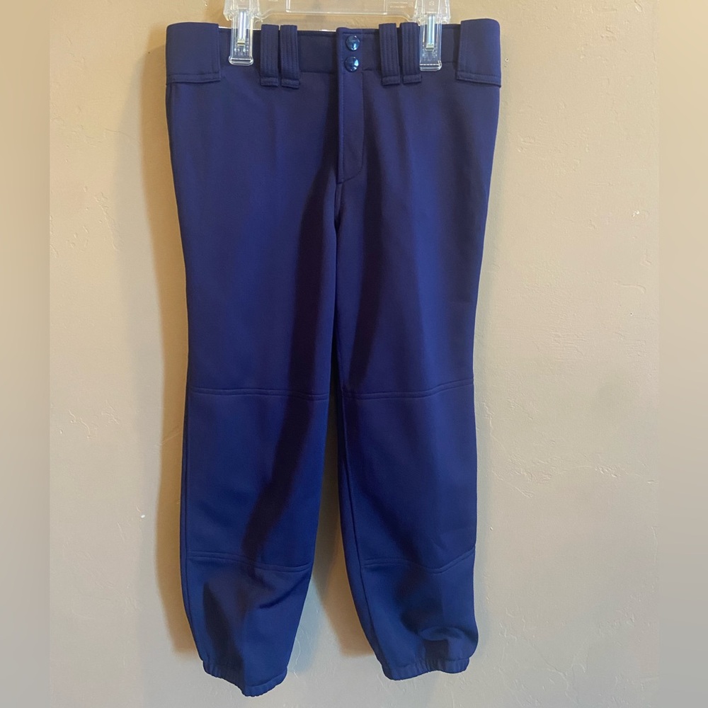 Mizuno Women's MVP Pro Softball Pants size small Navy - Picture 2 of 6